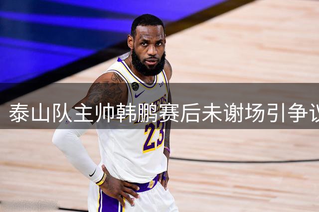 泰山队主帅韩鹏赛后未谢场引争议，宿茂臻首度回应背后隐情